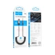 Bluetooth-ресивер HOCO E78 Benefit car AUX BT receiver with cable Black Metal Gray (6942007605663) - изображение 2