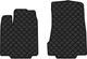 Коврики из экокожи EVAtech ECO в салон авто передние для QX60 Infiniti 2012-2021 1 поколение SUV USA Экокожа черная с черной нитью черный кант (II14021A2LA4BBB) - изображение 1