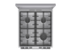 Комбінована плита Gorenje GKS5C71XF - изображение 5