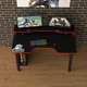 Геймерский стол Rasin RS-25 Черный+Красный 120х80 Тиса мебель - изображение 3
