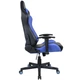 Кресло геймерское GameMax GCR09 Blue компьютерное эргономичное - изображение 3