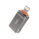 Адаптер XO USB - Lightning (F/M) Grey (NB281A-IA.tranish) - зображення 2
