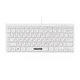 Клавіатура Maxxter KBM-C01W-UA компактна біла - зображення 1