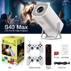 Игровой проектор домашний кинотеатр SmartTV 3D Game S40Max Android11 4K 450ANSI 1080p + 2 геймпада + 1000 игр - изображение 1