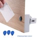 Электронный скрытый RFID замок Bodasan с 3 магнитными ключами и картой для шкафов и мебели (ST03) - изображение 2