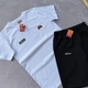 Літній спортивний костюм Ellesse (шорти + футболка) Біло-чорний S (XC-53) - зображення 4