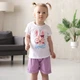 Футболка дитяча для дівчинки GABBI FT-25-27 Білий на зріст 86 (14444) - зображення 2