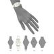 Жіночий наручний годинник Anne Klein AK/5238WTGB Золотистий\Перламутровий циферблат\Золотий з білим браслет - зображення 4