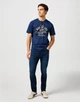 Футболка Wrangler Americana Logo Tee (112362792) Синий L-00 - изображение 4