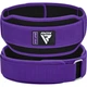 Пояс для важкої атлетики RDX RX5 Double Belt неопреновий Purpel S - изображение 1