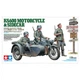 Збірна модель Tamiya Німецький мотоцикл з коляскою 1:35 KS600 & Sidecar 35384 - изображение 1