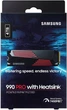 SSD накопитель Samsung 990 Pro 4TB with Heatsink (MZ-V9P4T0CW), M.2 PCIe 4.0 x4 V-NAND, (up to 7450/6900 MB/s), 176 слойная 3D NAND, 2400 TBW, c радиатором! Совместим с Playstation 5 - изображение 2