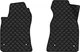 Килимки з екошкіри EVAtech ECO в салон авто передні для A6 (C5) FWD Restyling Audi 2001-2004 2 покоління Sedan EU Екошкіра чорна з чорною ниткою чорний кант (AU32880AB2TL4BBB) - зображення 1