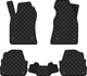 Килимки з екошкіри EVAtech ECO в салон авто для A6 (C5) 4WD Restyling Audi 2001-2004 2 покоління Combi EU Екошкіра чорна з чорною ниткою чорний кант (AU34128CLK5TL8BBB) - зображення 1