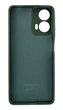 Чохол Silicone Cover для Motorola G24 Power бампер із мікрофіброю зелений - зображення 2