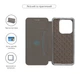 Чехол-книжка для Xiaomi Redmi Note 14 4G, G-Case, Зеленый, кожаный чехол-книга из экокожи (PU) и TPU, с магнитом, с подставкой и вместительным кардхолдером, противоударный, защита всего корпуса, ArmorStandart (ARM83437) - изображение 3
