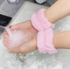 Косметические напульсники на руки для макияжа / спорта WristBand набор нарукавники / манжеты / браслеты на запястья для умывания и ухода за лицом, розовый (105195286) - изображение 2