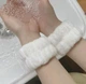 Косметичні напульсники на руки для макіяжу / спорту WristBand набір нарукавників / манжети / браслети на зап'ястя для вмивання та догляду за обличчям, білий (105199206) - зображення 7