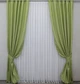 Комплект готовых штор VR-Textil Атлас Монорей № 1081ш Светло-оливковый 150х250 см 2 шт (39-822) - изображение 2