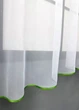Кухонный тюль арка с ламбрекеном VR-Textil № 025к неоново-салатовый с белым 280х170 см (50-246) - изображение 6