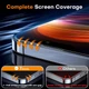 2 защитное стекло HD с защитными пленками для iPhone 13/iPhone 13 Pro/iPhone 14, легкая установка, без пыли и пузырьков - изображение 6
