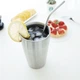 Набір металевих трубочок для холодних та гарячих напоїв Drink Straws 4 шт + щітка для чищення - зображення 9