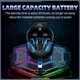 Беспроводные Bluetooth наушники Onikuma T27 |TWS наушники, портативные, Bluetooth 5.3/2.4G, 45/400mAh, USB Type-C, до 6 часов воспроизведения, встроенный ENC микрофон, сенсорное управление, IPX4, подсветка| Черный - изображение 8