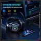 Ігрові бездротові навушники Onikuma GT806 з мікрофоном та LED RGB підсвічуванням геймерська гарнітура з шумоподавленням BT5.4/2.4G, Type-C, 20H Black - зображення 10