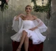 Короткое нарядное платье с пышной юбкой FashionYouWant L белый 43312389 - изображение 1