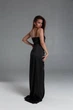 Вечірня чорна довга сукня FashionYouWant L чорний 43330294 - зображення 6