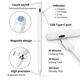 Універсальний активний стилус Universal Stylus Pen для телефона та планшета із зарядкою Type-C - зображення 5