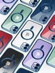 Чохол силіконовий протиударний з магнітом та захистом камери Metal Color Case with MagSafe для Apple iPhone 12 Full Camera Protective blue - зображення 7
