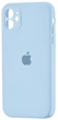 Чохол Silicone Premium case з захистом камери для iPhone 12 Full Camera Protective lilac cream 9622 - изображение 1
