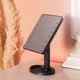 Дзеркало косметичне 21х16 см 16 LED Чорне - зображення 2