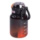 Бутылка для воды спортивная Yiwu Water bottle 700 мл бутылочка для спорта и школы с трубочкой Черный - изображение 4