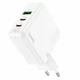 Зарядний пристрій Hoco C115A Header PD65W QC (2C1A) GAN White - изображение 6