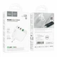 Зарядний пристрій Hoco C115A Header PD65W QC (2C1A) GAN White - изображение 7