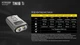Наключний ліхтарик з LED дисплеєм Nitecore TINI 2 Ti (USB Type-C), титан - зображення 6