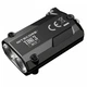 Наключный фонарь с LED-дисплеем Nitecore TINI 3 (USB-C, 600Лм, 90м, 330мАч, 3000, 4500, 6500К), серый - изображение 2