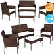 Набір садових меблів з техноротангу MultiGarden (CRF1720 DARK BROWN) - зображення 1