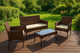 Набір садових меблів з техноротангу MultiGarden (CRF1720 DARK BROWN) - зображення 10