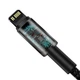Кабель Baseus Tungsten Gold Fast Charging Data Cable Type-C to iP PD 20W 2m Black (CATLWJ-A01) - изображение 6