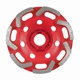 Фреза алмазна DiStar DGS-W 125/22.23-7 Rotex RED 11143158083 - изображение 1