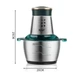 Блендер-чоппер RAF R.7029 2L 1000W Silver (3_06335) - изображение 3