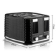 Тостер RAF R.503 на 4 отделения 1500W Black (3_06330) - изображение 8