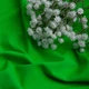 Ткань трикотаж Бифлекс матовый 200 гр/м2, эластичная для купальников, леггинсов, спортивной одежды салат - изображение 3