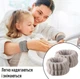 Косметические напульсники на руки для макияжа / спорта WristBand набор нарукавники / манжеты / браслеты на запястья для умывания и ухода за лицом, серый (105219921) - изображение 2