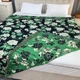 Мусліновий плед покривало Cappone Маки бавовна 4 шари 200×230 см - зображення 3