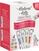 Упаковка крем-снеков Natural Kitty Creamy Treat Mega Pack для кошек на рыбной основе, 50 шт х 12 г (4 вкуса) (SNK231101) - изображение 1
