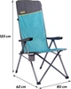 Кресло раскладное Uquip Justy XL Blue/Grey (DAS303232) - изображение 6